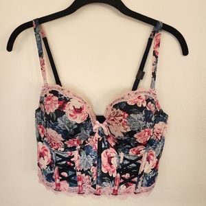 VS Victoria's Secret Dream Angels Floral Bra Top